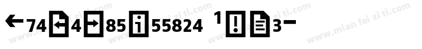 TheSerifOffice Bold字体转换